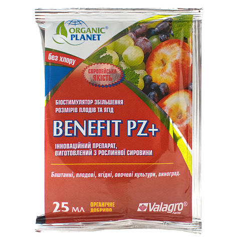 Біостимулятор росту Benefit Pz+ 25 мл Valagro, фото 1
