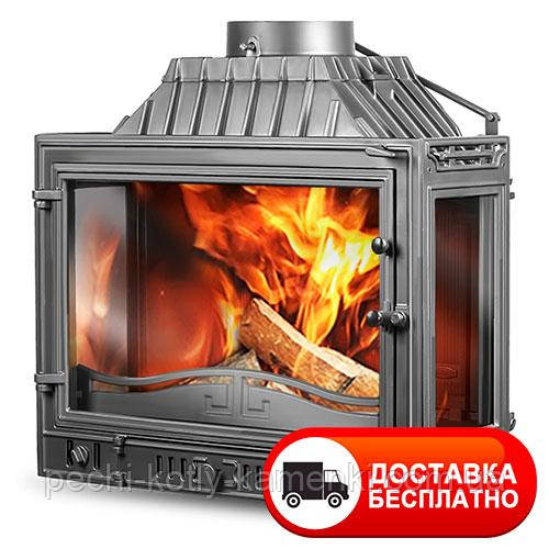 Камінна топка Kaw-Met W4 тристороння (14.5 kW)