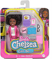 Лялька Барбі Челсі Я можу бути Бізнесвумен темношкіра мулатка Barbie Chelsea Can Be GTN93, фото 2