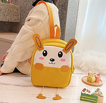 Дитячий рюкзак зайчики з вушками, фото 5