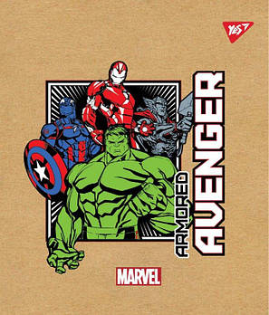 Зошит для записів А5/12 лінія YES "Avenger" крафт 765072 G-Rich