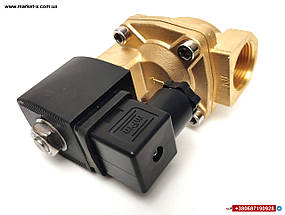 3/4 дюйми нормально відкритий 24V соленоїдний електромагнітний клапан пілотного типу для води газу масла, фото 4