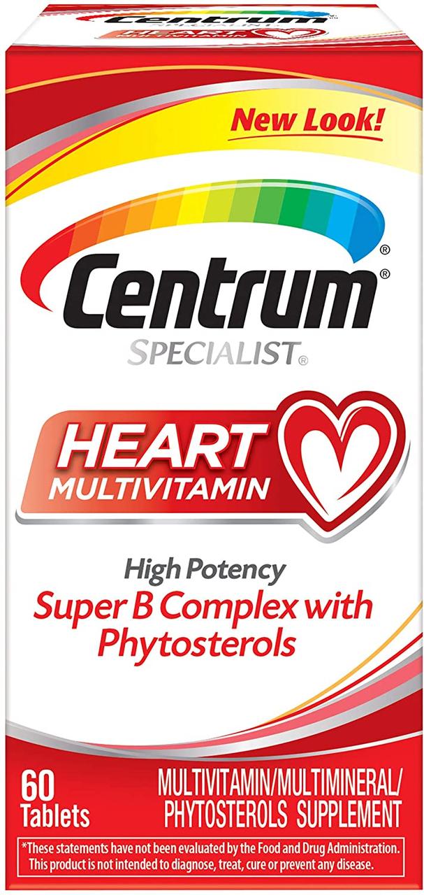Мультивітамінний комплекс Centrum Specialist Heart для серця, 60 таблеток