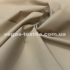 Водостійка Плащівка матовий оксамит Бежевий