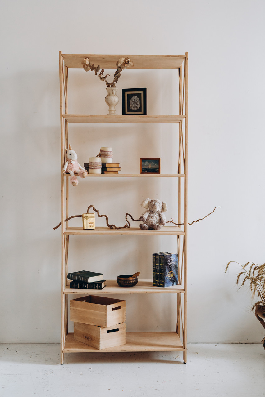 Деревянный Стеллаж/этажерка "Прованс" 6 Полок, (191-78-40см), Ольха ...