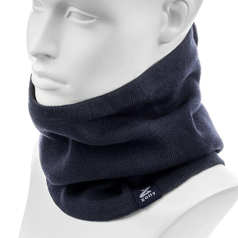 Чоловічий шарф-хомут на флісі Zolly ZH89 синій