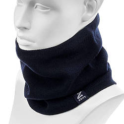Чоловічий шарф-хомут на флісі Zolly ZH89 темно-синій