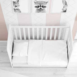 Дитячий компоект з вибіленої бязі в кроватку Ярослав