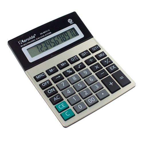 Калькулятор настільний бухгалтерський 18х14 см 12-розрядний KK-8875-12
