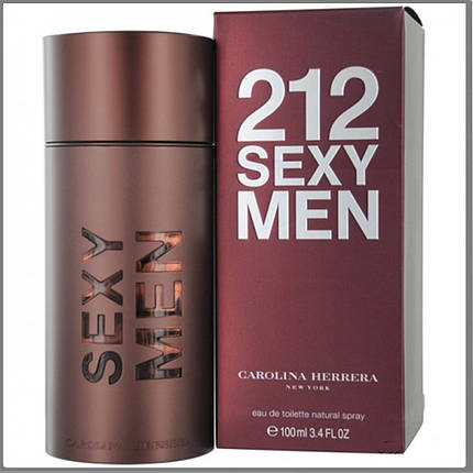 Carolina Herrera 212 Sexy Men туалетна вода 100 ml. (Кароліна Еррера 212 Сексі Мен), фото 1