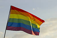 Радужный флаг (Прайд-флаг), флаг свободы, интернациональный символ ЛГБТ сообщества 90х150 см