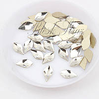 2205 Flame Crystal 5*8mm Flat Back ! Фигурные клеевые стразы флейм