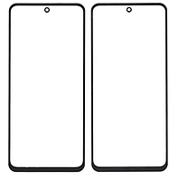 Скло дисплея для Xiaomi Mi 10T Lite/Poco X3/Poco Pro X3, чорне, оригінал (Китай), з олеофобним покриттям