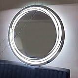 Дзеркало з LED-підсвіткою кругле, 800х800 мм, 10W, L42, фото 2