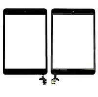 Тачскрин (сенсор) для iPad mini 5 (A2124A2126/A2133), черный, полный комплект, высокого качества