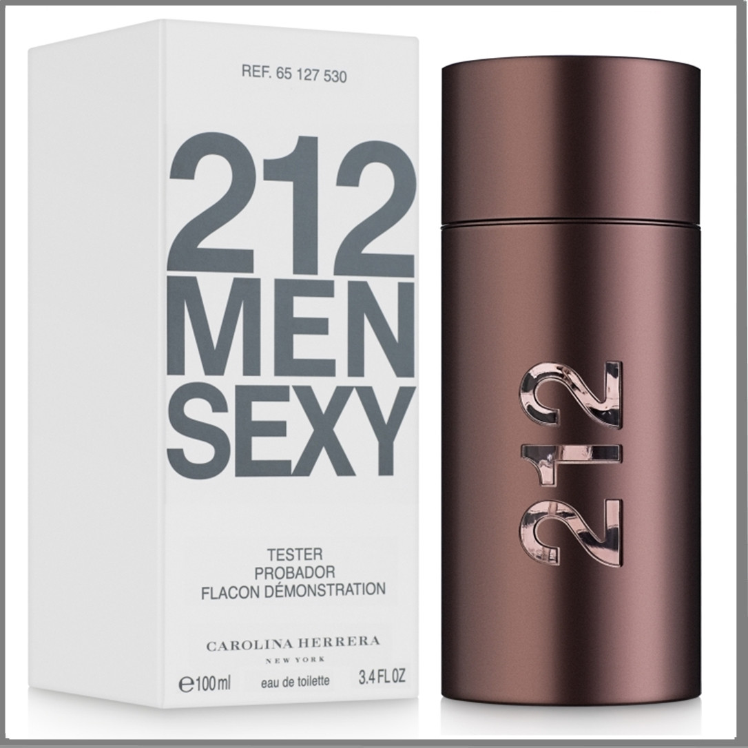 Carolina Herrera 212 Sexy Men туалетна вода 100 ml. (Тестер Кароліна Еррера 212 Сексі Мен)