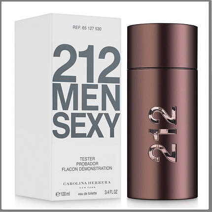 Carolina Herrera 212 Sexy Men туалетна вода 100 ml. (Тестер Кароліна Еррера 212 Sexy Мен), фото 2