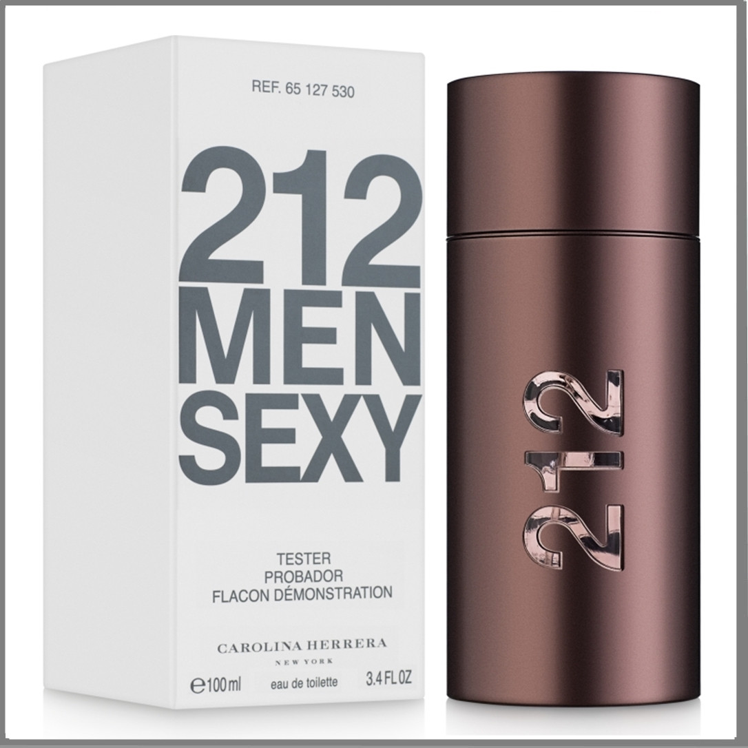 Carolina Herrera 212 Sexy Men туалетна вода 100 ml. (Тестер Кароліна Еррера 212 Sexy Мен), фото 1