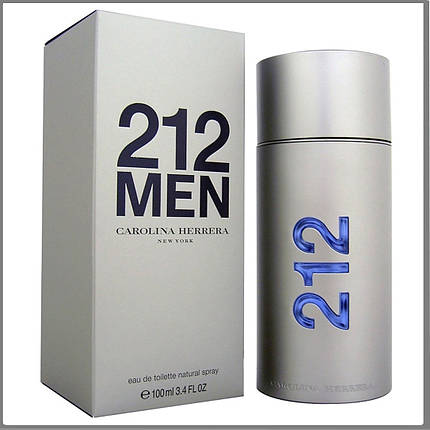 Carolina Herrera 212 Men туалетна вода 100 ml. (Кароліна Еррера 212 Мен), фото 2