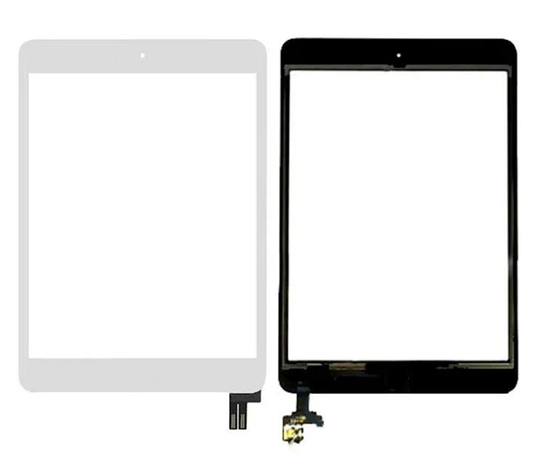 Тачскрін (сенсор) для iPad mini 5 (A2124A2126/A2133), білий, повний комплект, високої якості, фото 1