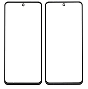 Скло дисплея для Xiaomi Mi 10T Lite/Poco X3/Poco Pro X3, чорне, оригінал (Китай), з олеофобним покриттям