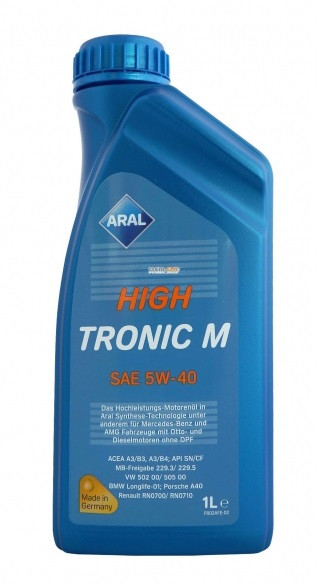 Моторна олива Aral 5w40 High Tronic M 1 л