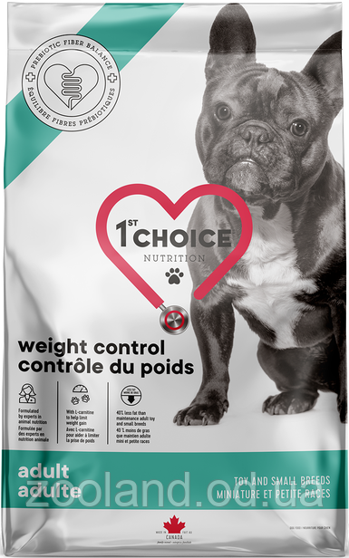 1st Choice Adult Weight Control Toy and Small с курицей, 2 кг