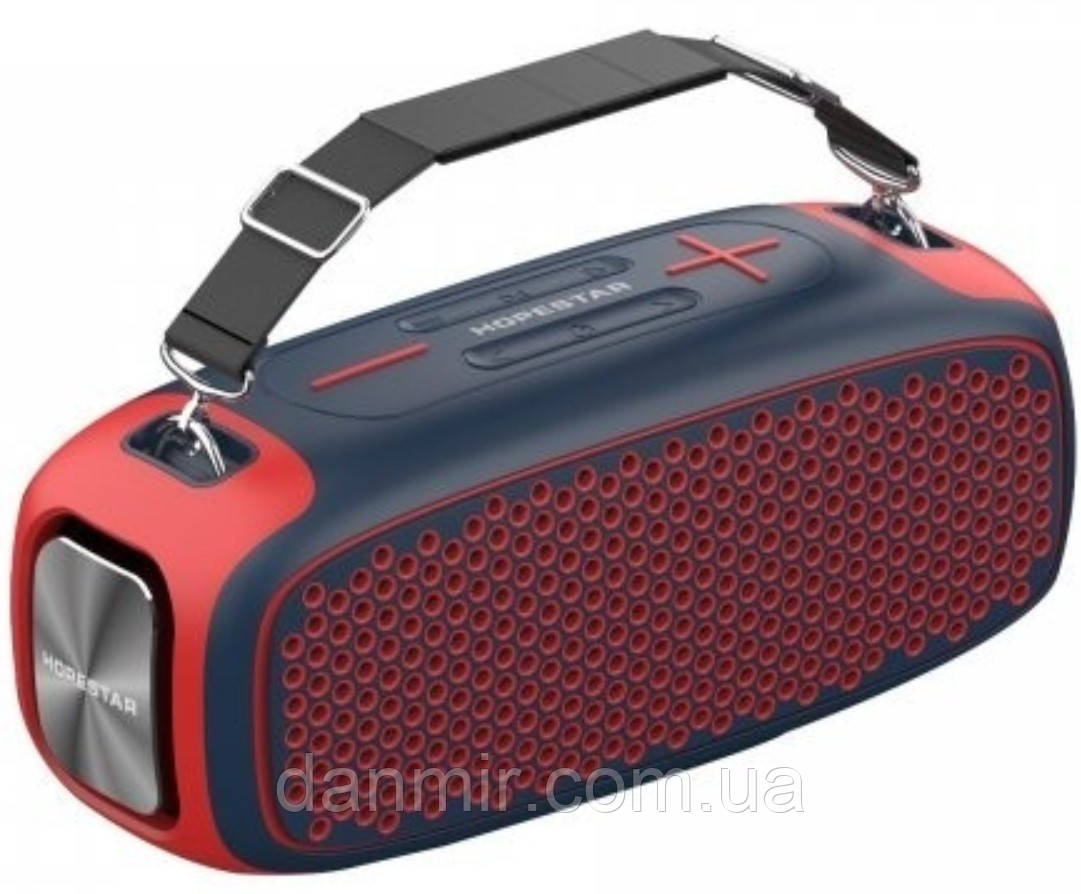 Портативна акустична Bluetooth колонка Hopestar A30 Червона