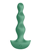 Анальний стимулятор-намистини з двома моторами Satisfyer Lolli-Plug 2 Green SO4926