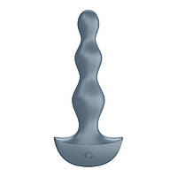 Анальний стимулятор-намистини з двома моторами Satisfyer Lolli-Plug 2 ice blue SO4927