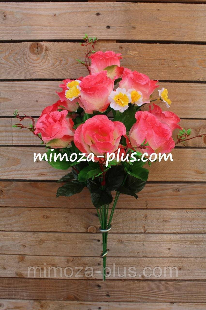Штучні квіти — Троянда букет, 60 см