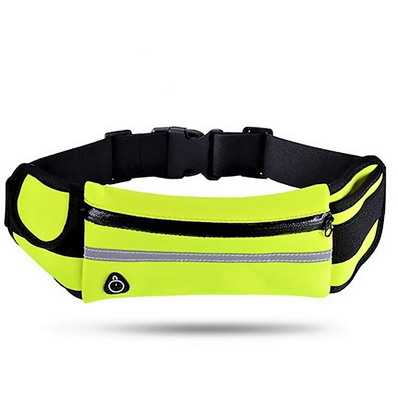 Поясна сумка для телефону водовідштовхувальна спортивна Belt-Case салатова, фото 1