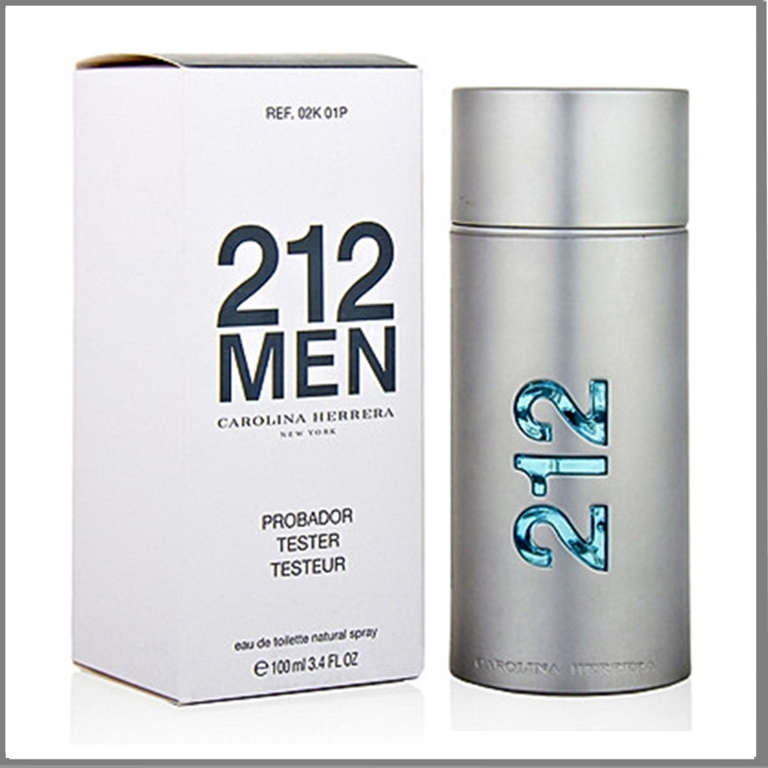 Carolina Herrera 212 Men туалетна вода 100 ml. (Тестер Кароліна Еррера 212 Мен)