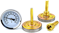 Термометр аксиальный Introl Ø63мм. 0-120°C L=50мм. 1/2"