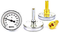 Термометр аксиальный Watts Ø63мм. 0-120°C L=50мм. 1/2"