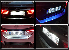 LED підсвітка номера для TOYOTA (Тойота) Camry, Highlander, Avalon, Yaris, Prius C, фото 3