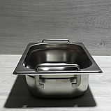 Продуктовий гастролоток з ручками GN1/4-65 (260*160*65 мм), фото 2