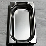 Продуктовий гастролоток з ручками GN1/4-65 (260*160*65 мм), фото 3