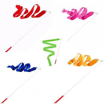 Стрічка для художньої гімнастики 6м (різні кольори)