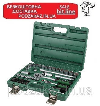 Набір насадок торцевих і біт 1/4", 1/2" 72 шт GRAD (6004245) HLZ