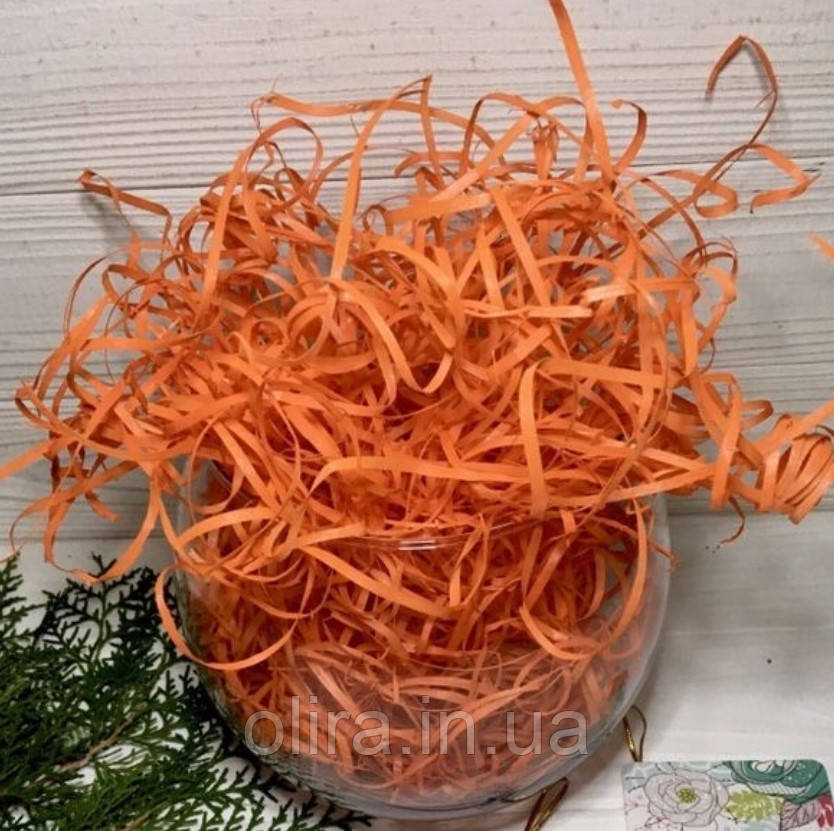 Наповнювач декоративний помаранчевий, фото 1