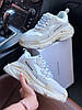 Кросівки жіночі Balenciaga Triple S White Взуття Баленсіага білі модні молодіжні, фото 4