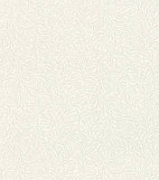 Обои 552324 Rasch Salsbure каталог для стен виниловые на флизелине Германия фактурные листья однотонные белые