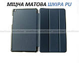 Сучасний синій чохол для Samsung Galaxy Tab A 8.0 2019 SM-T290 T295 Ivanaks tri fold dark blue, фото 6