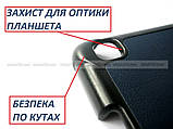 Сучасний синій чохол для Samsung Galaxy Tab A 8.0 2019 SM-T290 T295 Ivanaks tri fold dark blue, фото 4