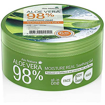 Гель-алое welcos aloe vera moisture real soothing gel 300 мл