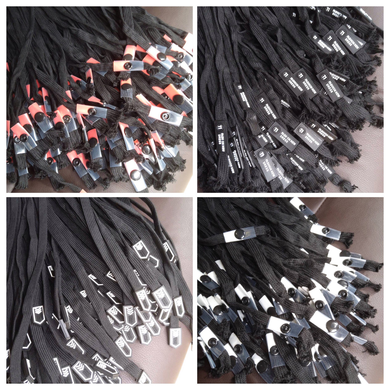 Фурнітура для одягу шнурки плоскі