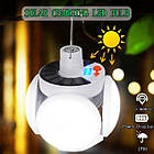 Ліхтар підвісний, лампа похідна на акумуляторі з сонячною батареєю BL USB 2029-1, фото 4