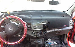 Накидка на панель приладів NISSAN Micra 3 пок. K12 2002-2010 Чохол на торпеду авто Ніссан Мікра