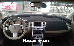 Накидка на панель приладів NISSAN Murano 1 пок. Z50 2002-2007 Чохол на торпеду авто Ніссан Мурано